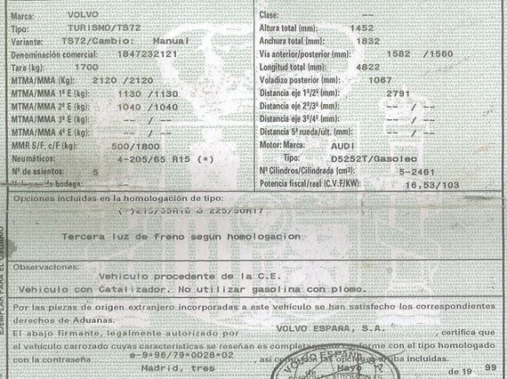 DESPIECE VOLVO S80 - Imagen 5
