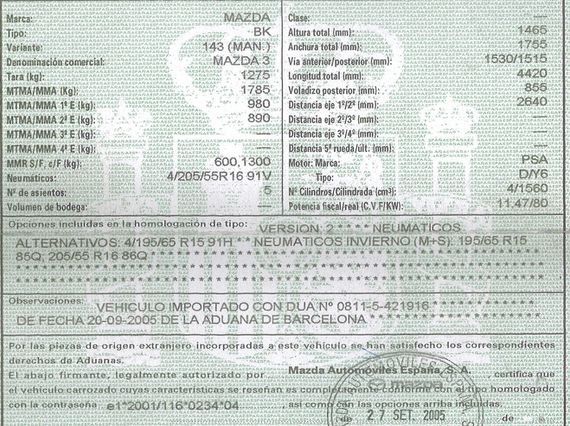 DESPIECE MAZDA 3 - Imagen 5
