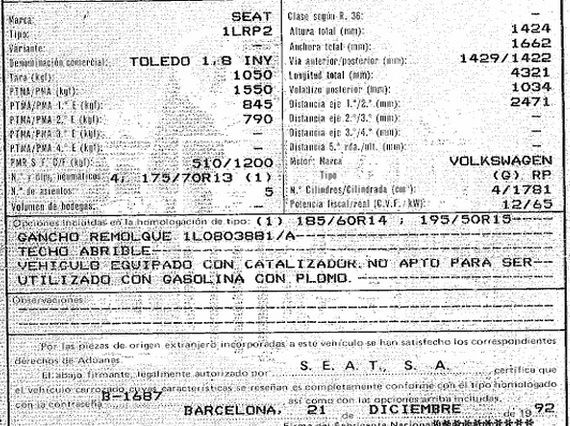 DESPIECE SEAT TOLEDO I - Imagen 5