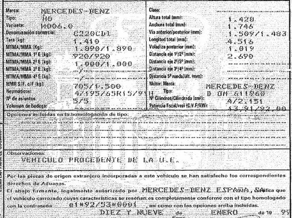 DESPIECE MERCEDES C220CDI - Imagen 5