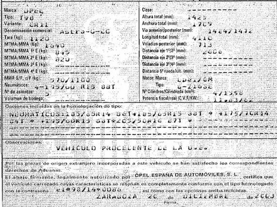 DESPIECE OPEL ASTRA G-CC - Imagen 5