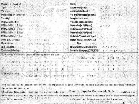 DESPIECE RENAULT LAGUNA II - Imagen 5