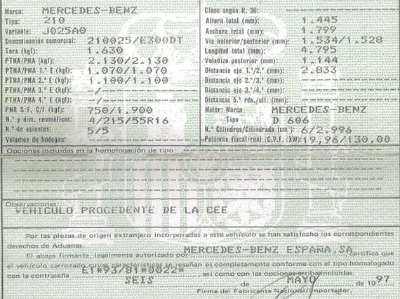 DESPIECE MERCEDES E300 - Imagen 5