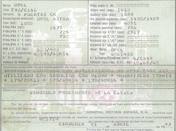 DESPIECE OPEL ASTRA F - Imagen 5