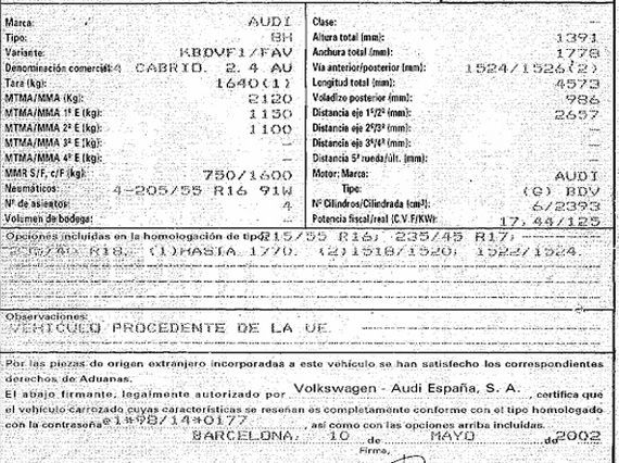 DESPIECE AUDI A4 - Imagen 5