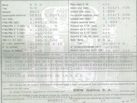 DESPIECE BMW 520i - Imagen 5