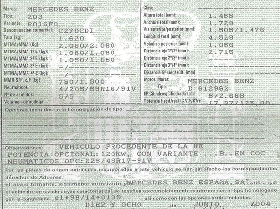 DESPIECE MERCEDES C270 - Imagen 5