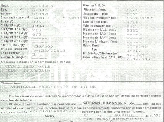 DESPIECE CITROEN SAXO - Imagen 5