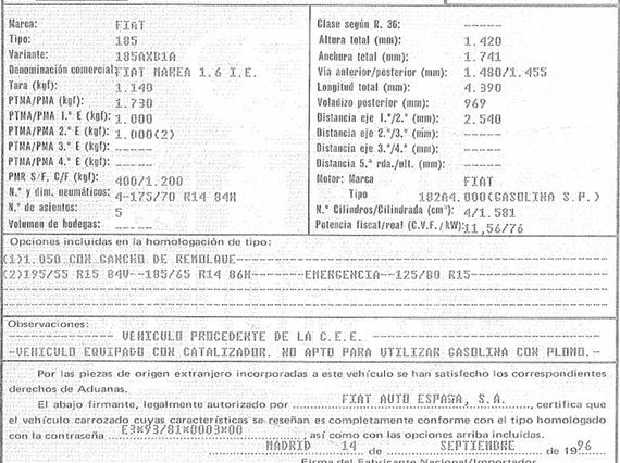 DESPIECE FIAT MAREA - Imagen 5