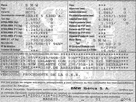 DESPIECE BMW 530 - Imagen 5
